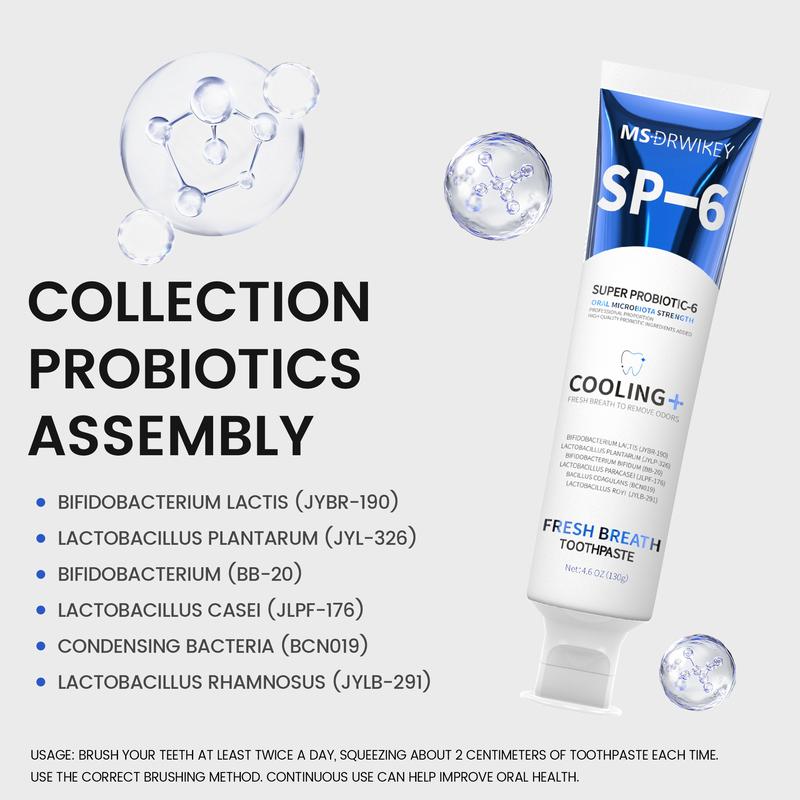 CEELIKE｜MSDRWIKEY Oral Care Set | 5 Oral Sprays + 2 Upgraded Toothpastes | Complete Fresh Breath & Enamel Protection