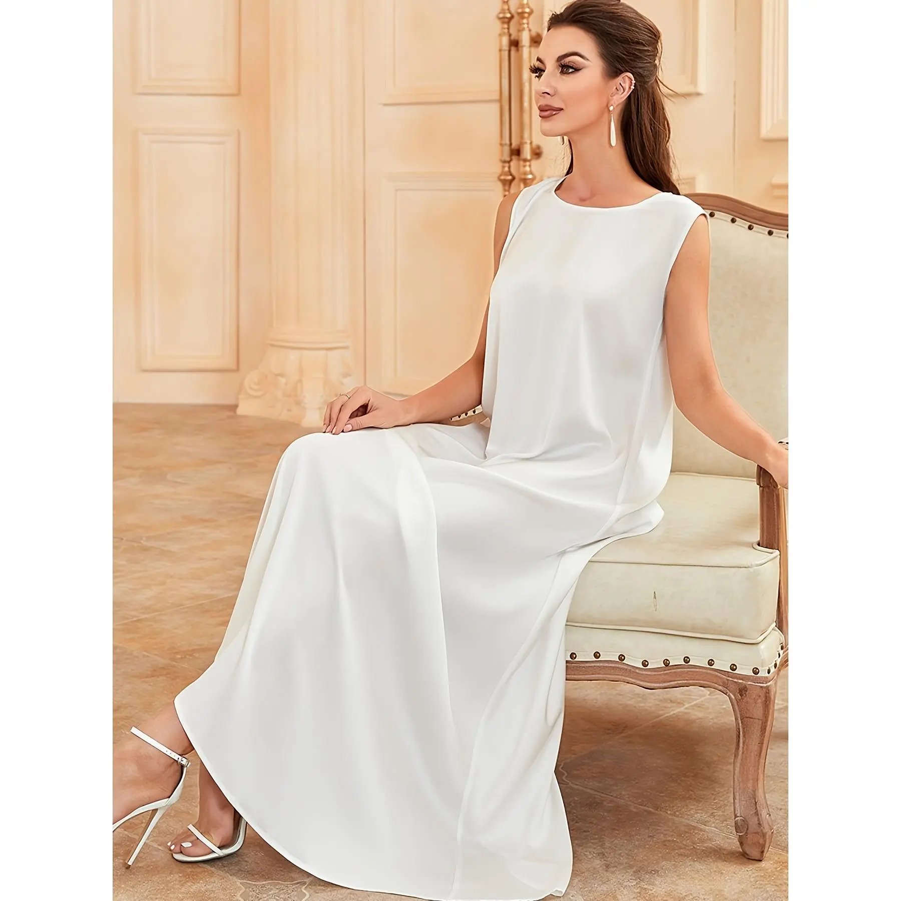 Oriented BK111037 Middle East Special Elegant Special Pearl Vest Abayas Inner Wear-2