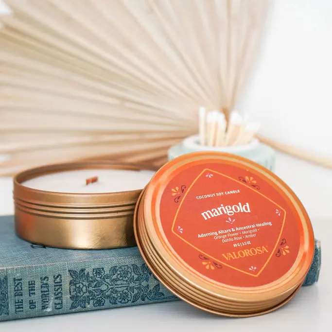 MARIGOLD - CANDLE TIN
