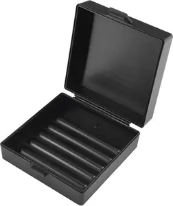 Square Soap Dishes Holder for Shower Travel Soap Container with Lid Lightweight  Soap Box for Dr. Squatch Men's Soap Bar for Traveling Toiletry Gym Bathroom (Black)