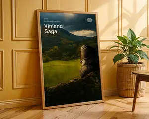Vinland Saga Anime Poster: Vintage Manga Art Print ( Unframed - Print Only )