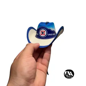 Cruz Azul Minin Decor/suction cup/ Car Decoration/ Sombrero/ Mini Cowboy Hat Car Accessory/ Sombreritos para caro