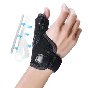 New Upgraded 2 in 1 Thumb Brace, Removable Thumb Spica Splint Left Right Hand with 3 Level Stability, Fits Both Right and Left Thumb Support