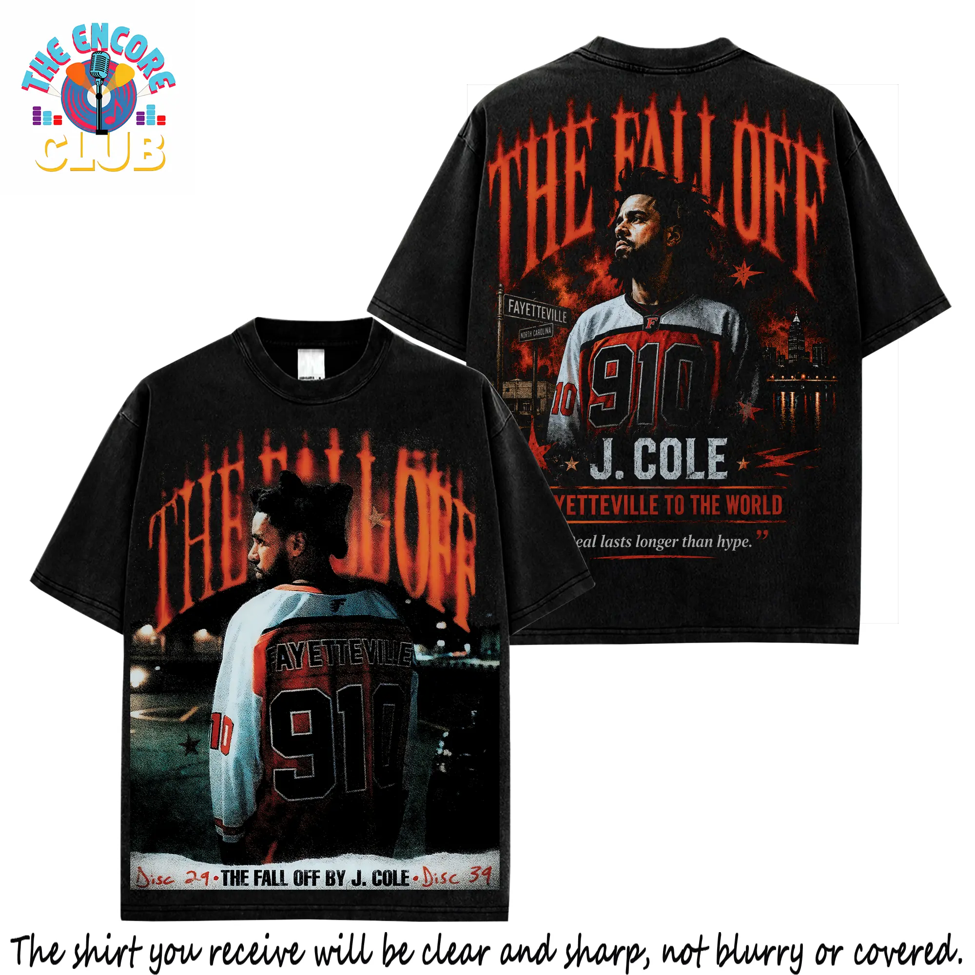 J. Cole The Fall-Off World Tour 2026 Graphic Tee, Made in USA, 100% Cotton, Album Merch Inspired T-Shirt, Cole World Streetwear Shirt, Hip Hop Fan Gift for Rap Music Lovers