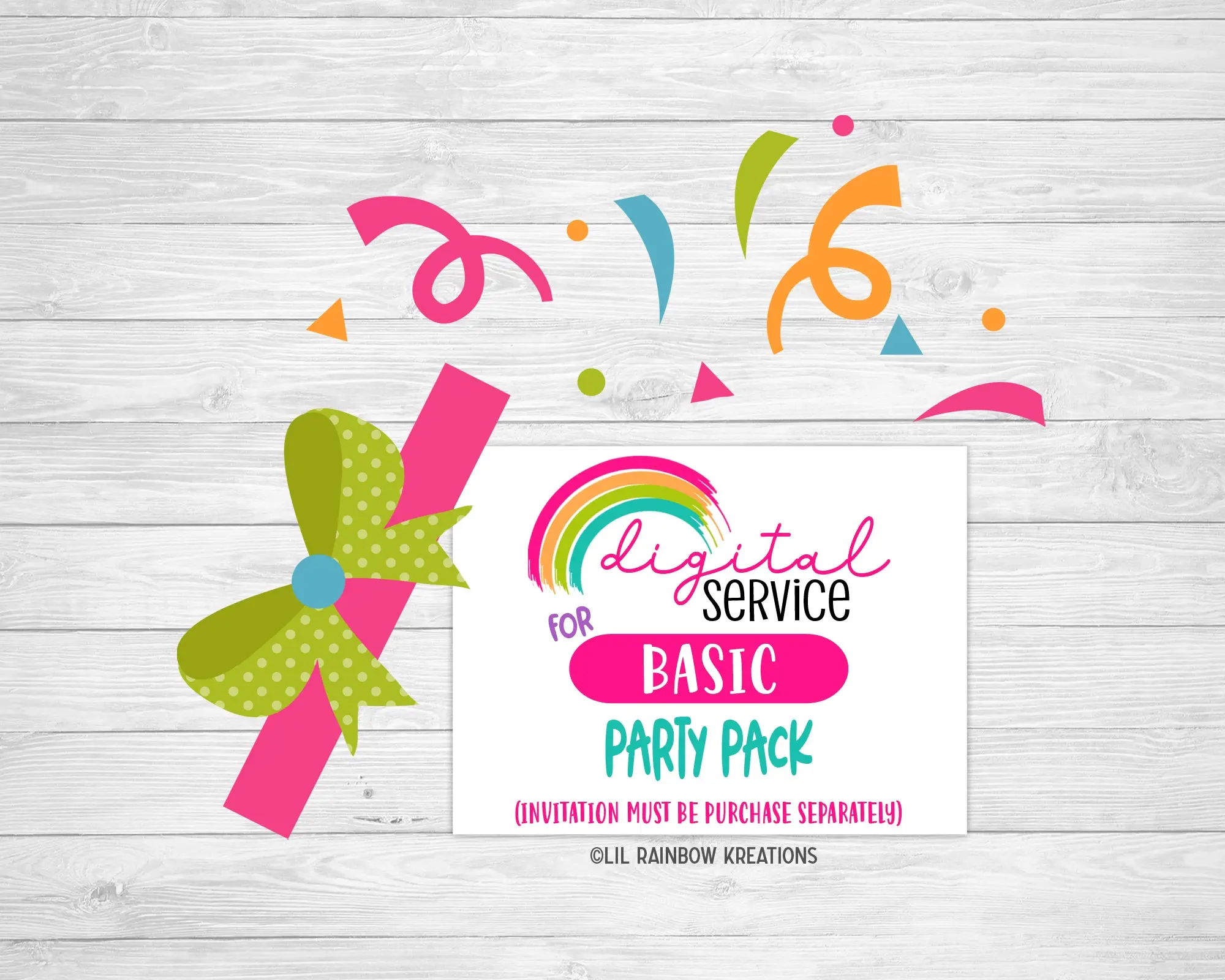 Basic | Digital Party Pack