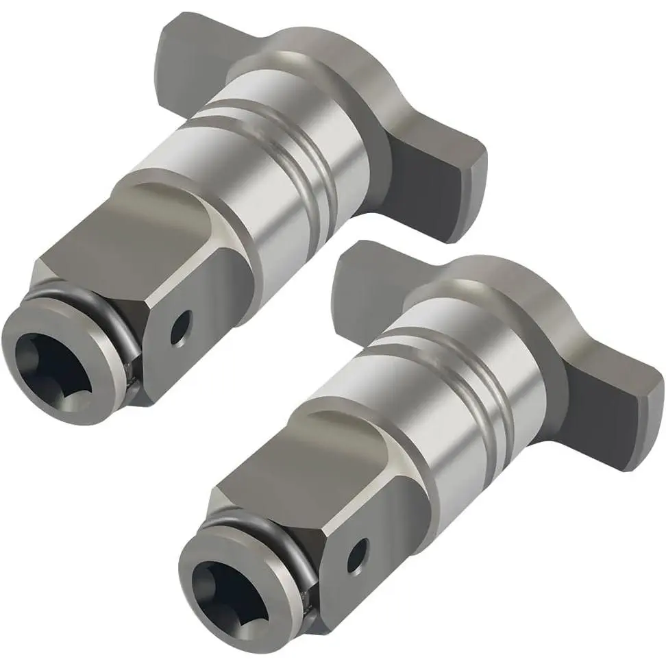 2-Pack 1/2" Anvil Wrench Pin Converter Shaft Adapters for Cordless Impact Block Drivers, Power Wrenches, Electric Hammers, Drills, Spindles, Chuck Systems; Enhances Tool Compatibility for DIY Enthusiasts, Adapter Chucks