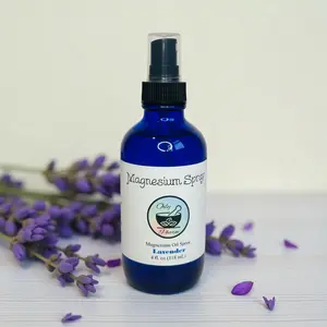 LAVENDER MAGNESIUM OIL SPRAY-Muscle Cramp Relief, Extra Strength, Restless Leg Spray, Calming Lavender