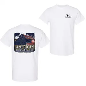 American Barn Vintage T-Shirt, USA Grown & Raised Graphic Tee, Patriotic Country Style Shirt for Men Women, Casual Summer Outfit, Unisex Cotton Streetwear, Men’s T-Shirts, Graphic T-Shirt Deals, Men Clothing, Summer Men Clothes, Men’s Vintage Graphic Tees