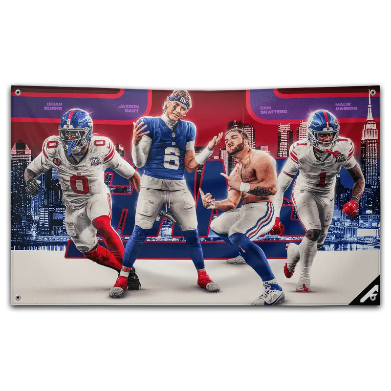 The NY Giant Flag