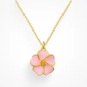 EVRY JEWELS Gold or Silver Plated Women's Hypoallergenic Honolulu Necklace