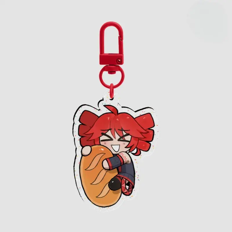 Teto With Bread Acrylic Keychains Birthday Gift For Fan Bags Accessories