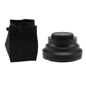 Professional 37mm Macro+72mm Wide Angle Lens 0.39X Full HD for 4K Camcorder