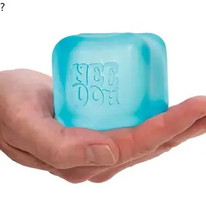 NeeDoh 2026 New Cube Nice Cube Original 2.25" Stress Relief Squishy Toy – Large Colorful Purple Blue Rosie-Style, Super Sensory, Slow Bounce, Slow-Rising Textured Gel Filled Fidget Squeeze Ice Cube Toy Limited Edition