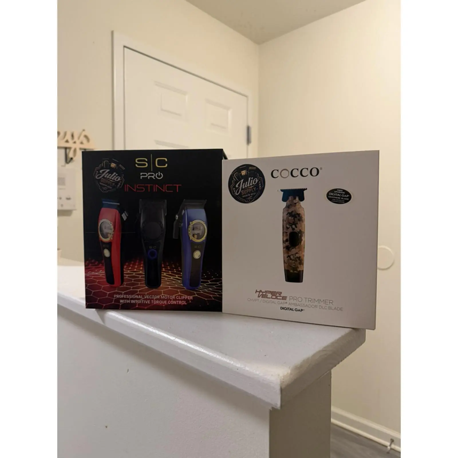 Cocco Julio Pro Trimmer & SIC Pro Instinct Hair Clippers Set for Precision Grooming and Styling