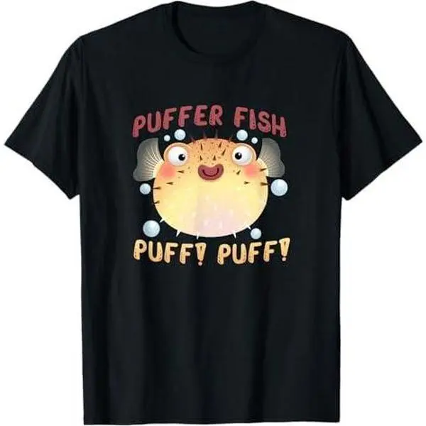 Puffer Fish Puff Blowfish Fish Keeper Lovers T-Shirt