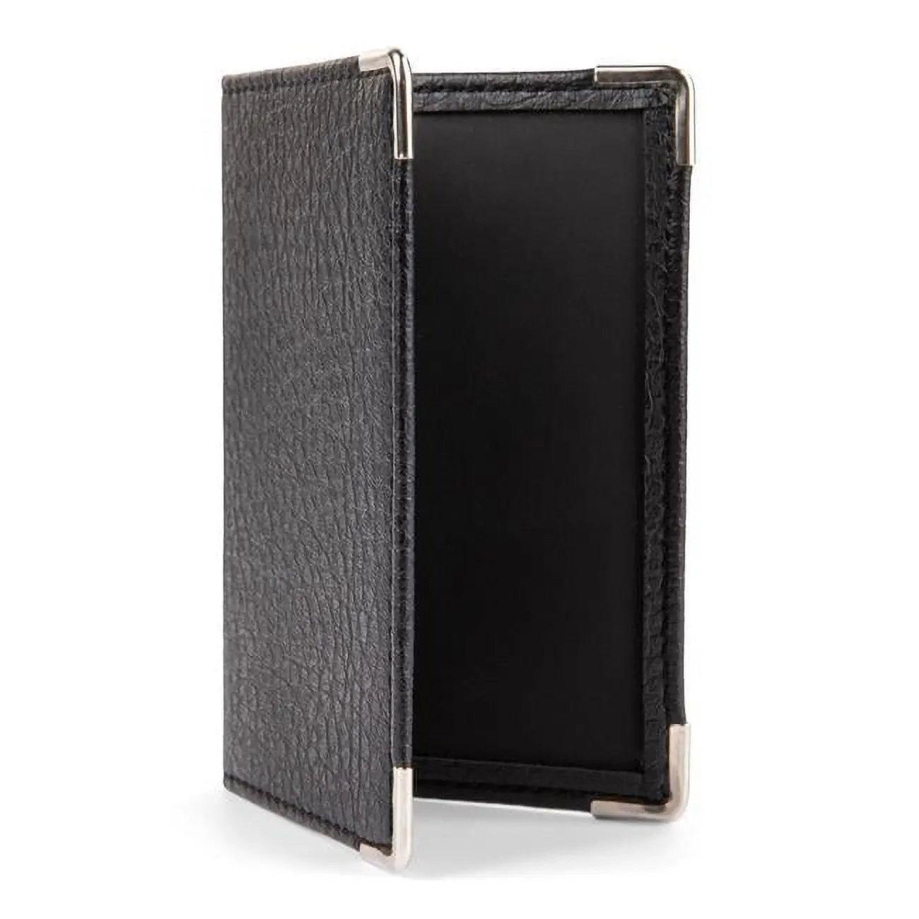 Bondstreet Leather Business Card Case - Black, Desk Accessories, Office Desk Accessories, Business Card Organizer, Card Storage