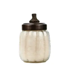 Honey Pear Cider Baby Pumpkin 14oz Scented Jar Candle - Made in USA