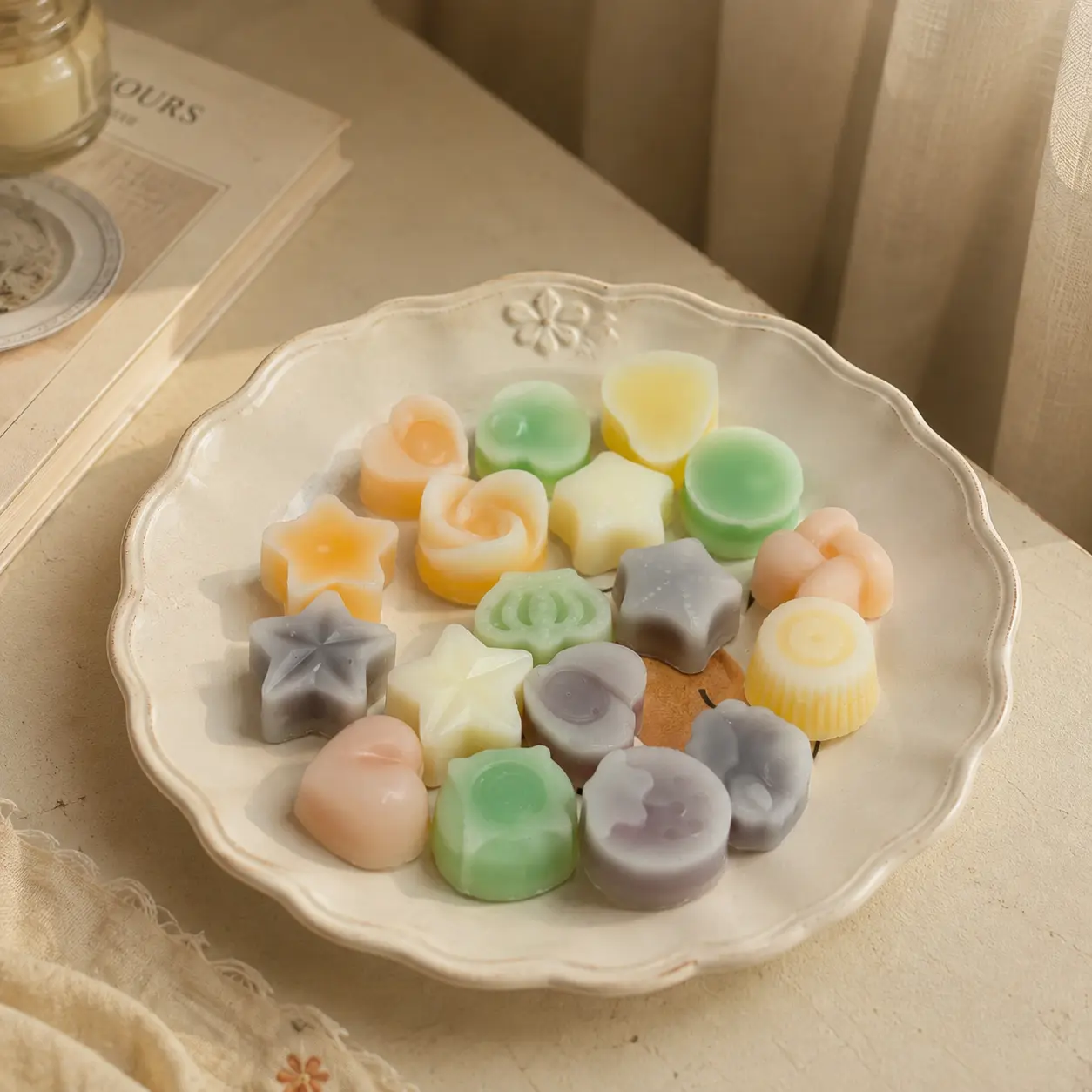 Wax Candy Variety Snack Box, 3.5 oz Box, Assorted Fruit Syrup Flavors, Cute Candy Shapes, Sweet Treat Collection for Parties and Gifts