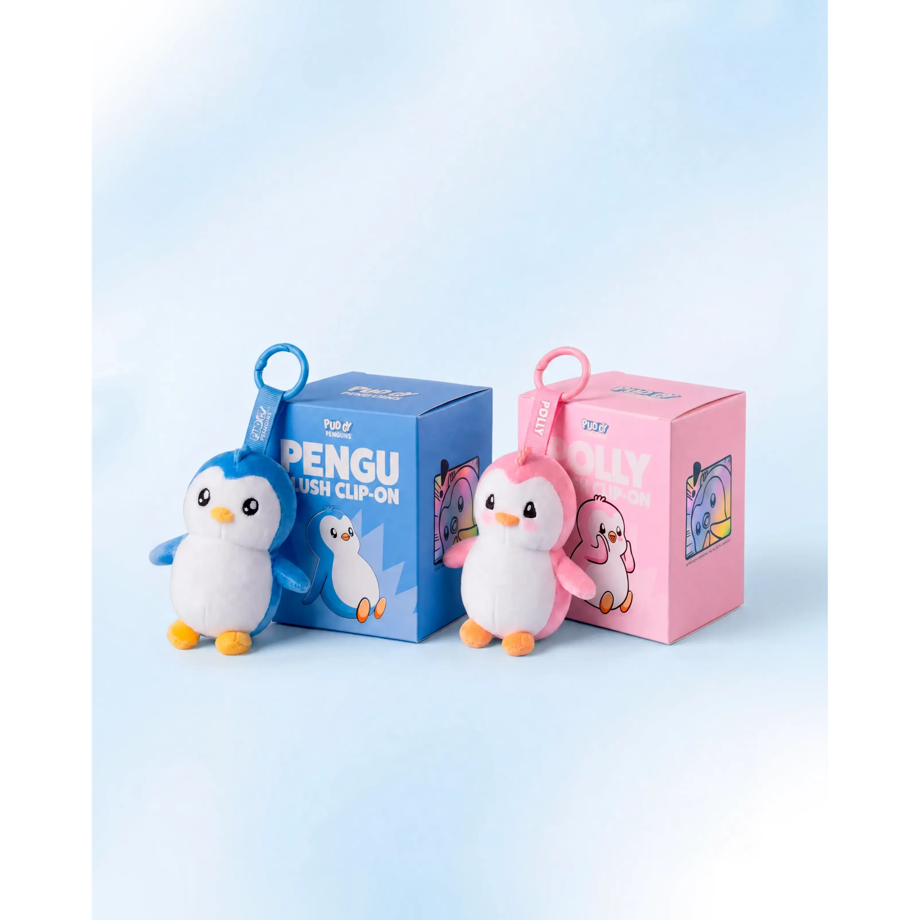 Pax & Polly Clip-On Plushies