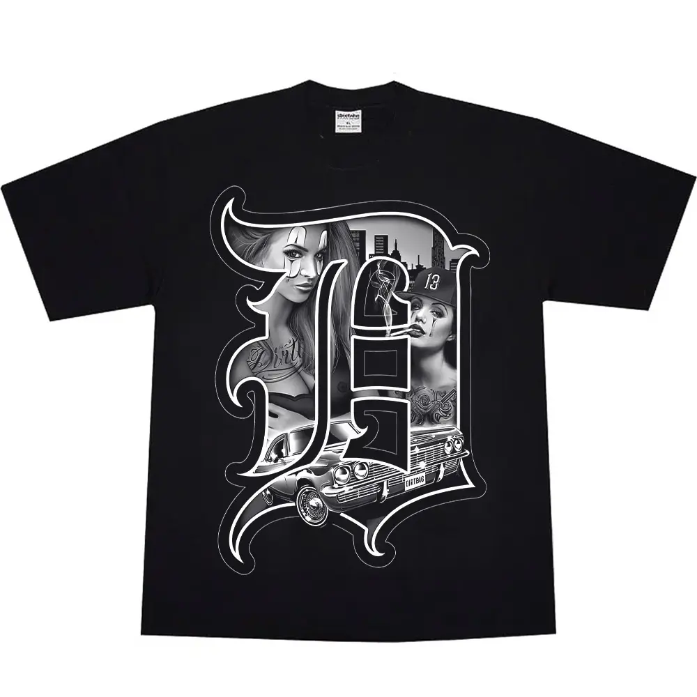 Los Angeles Girl Mexican, Chicano Clothing, Cholo, Gangster clothes, Hoodies for men, Men's clothing, Streetwear, Lowrider, Graphic tee, Men gifts