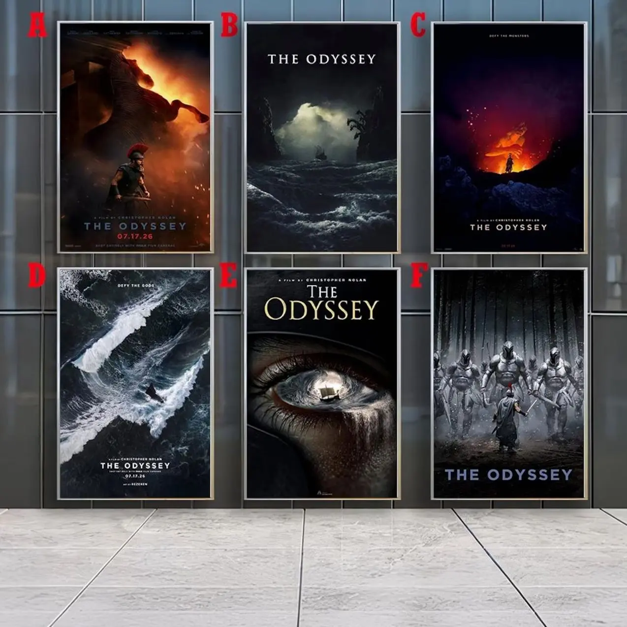 The Odyssey Movie Posters , Canvas Prints - Movie Fans Collection , Room Decor , Birthday Gift