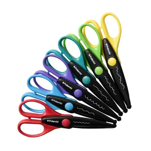 Zink 6 Colorful Decorative Edge Craft Scissor Set