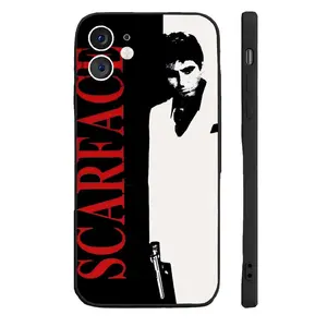 S-Scarface Phone Case Silicone Soft For iPhone 17 Air 16 15 14 13 12 11 Pro Max Plus