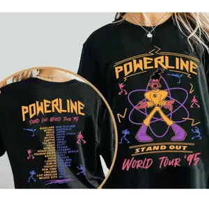 Two Sided Retro A #GGoofyyy Movie Powerline Shirt Sweatshirt Hoodie , Stand Out World Tour 95  T-shirt, Walt  World