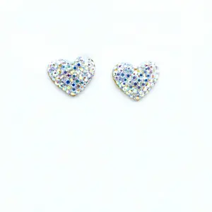 Mini Diamond Heart Stud Earring
