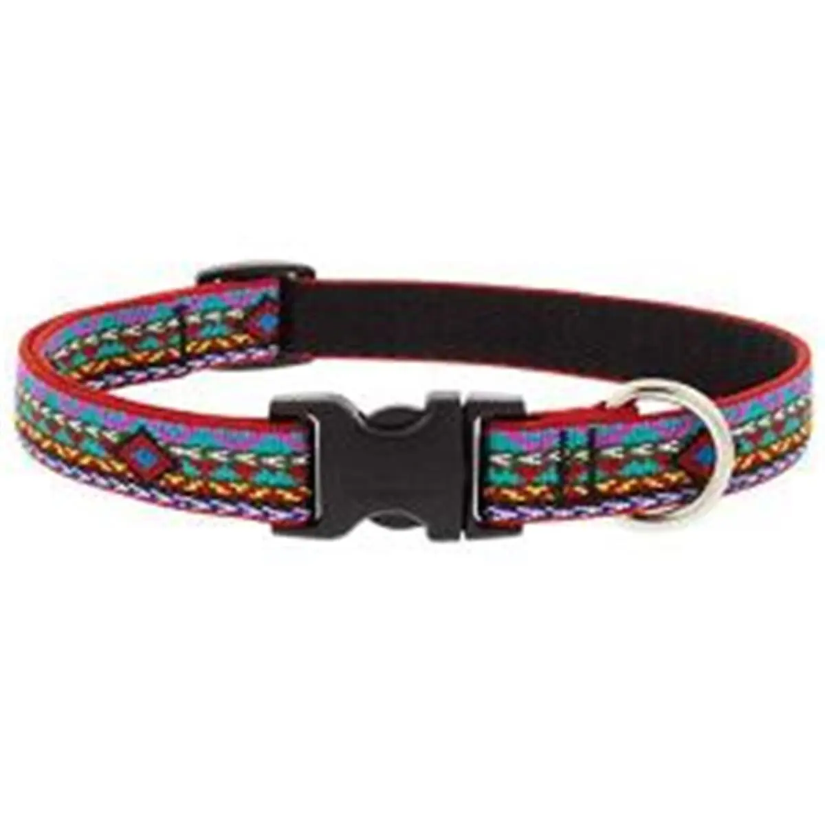 Lupine Adjustable Dog Collar, 1 x 16-28 in., Collars with Custom Designed Side Release Buckle, Strong Bar Tack Stitching, Guaranteed Even If Chewed