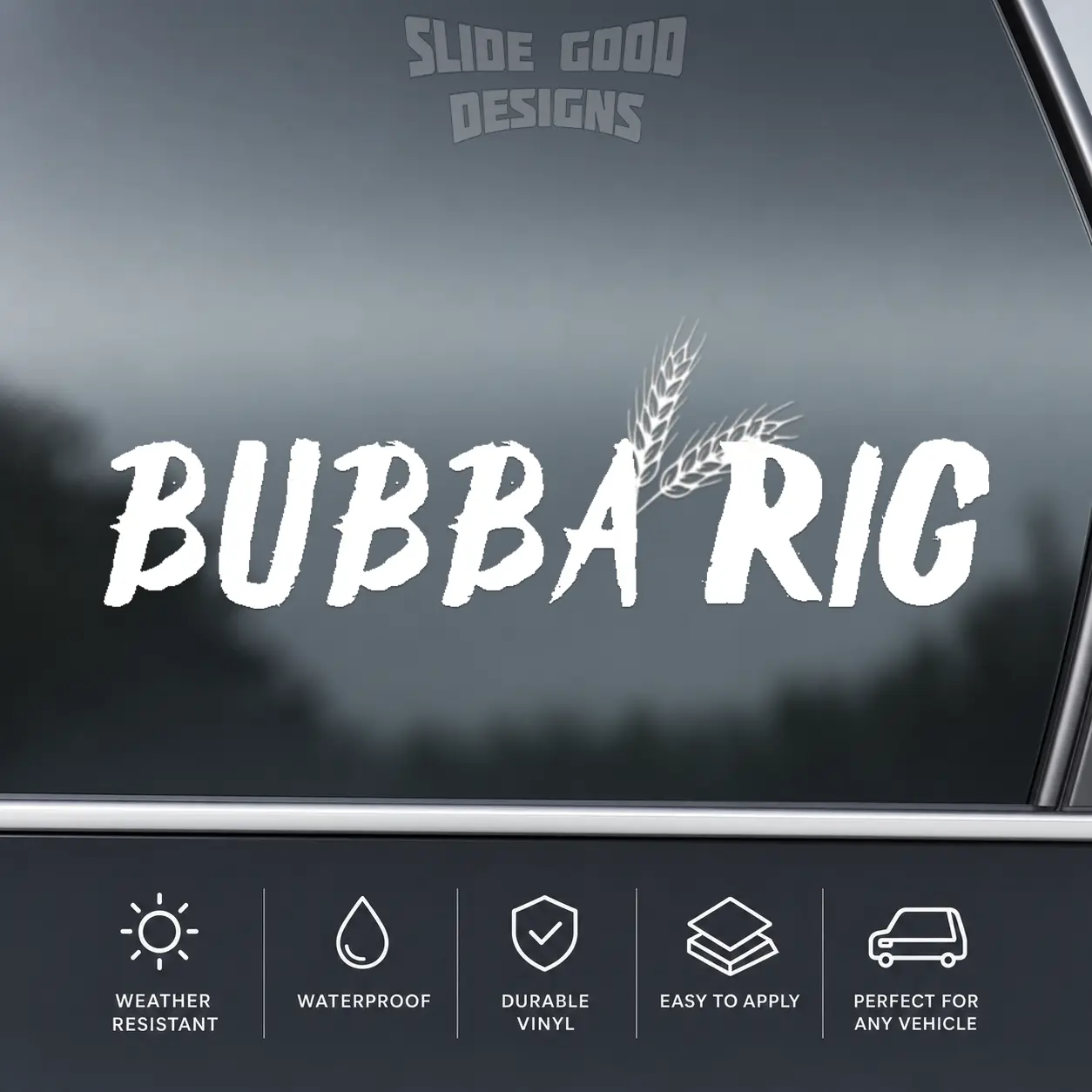 Bubba Rig Vehicle Truck Decal - Perfect for Bubba Trucks