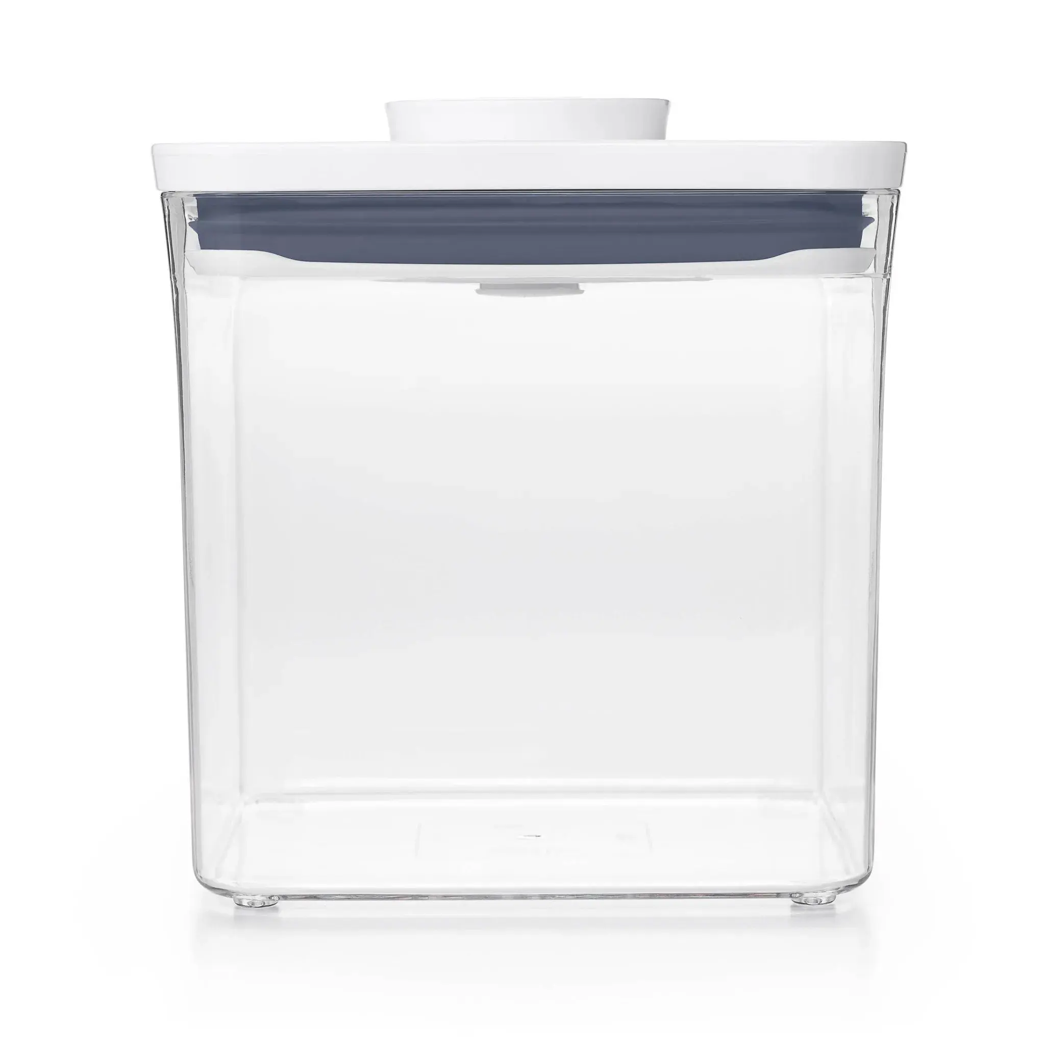 POP 2.8qt Plastic Big Square Airtight Food Storage Container Clear