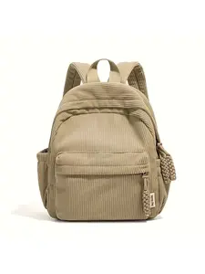 Women's Small Plaid Backpack, Casual Travel Bag, Fashionable Simple Design, Versatile Commute Bag, Lightweight & Durable Material