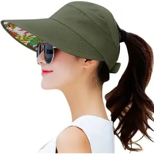 Women's Wide-Brimmed Sun Hat Summer Beach Packable Sun Hat