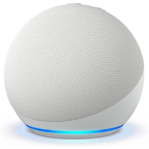 Mini Spherical Fabric Wireless Bluetooth LED Speaker - Mini Useful Items, Casual Speakers, Aesthetic Tech, Compact Portable with Lanyard, Rich Audio, Durable Design, Stable Connection, Lightweight for Indoor, Outdoor Use
