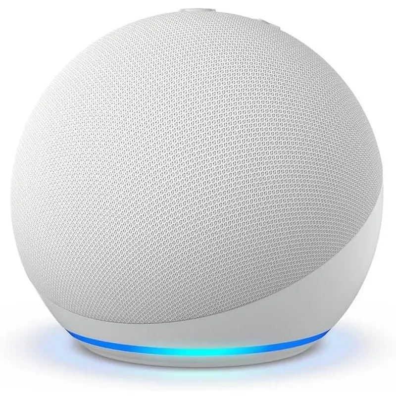 Mini Spherical Fabric Wireless Bluetooth LED Speaker - Mini Useful Items, Casual Speakers, Aesthetic Tech, Compact Portable with Lanyard, Rich Audio, Durable Design, Stable Connection, Lightweight for Indoor, Outdoor Use