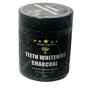 Teeth Whitening Charcoal Powder Oral Cleansing Brush Family Size