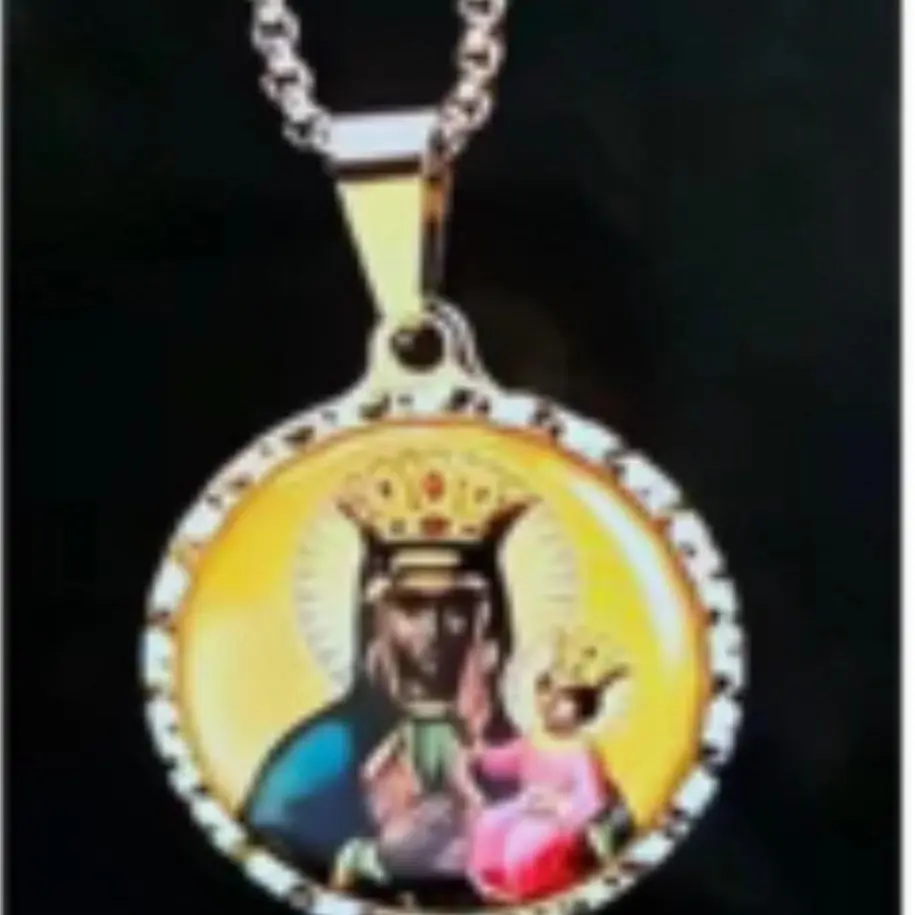 Alloy Stainless Steel Pendant Necklace Chain with Metal Coating, 1-Size Costume Jewelry Accessory