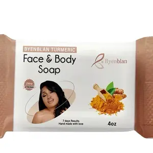 Byenblan-1 piece Turmeric Brighten Soap & Balance Tools for Health - A Complete Collection for Optimal Health and Wellness Skincare
