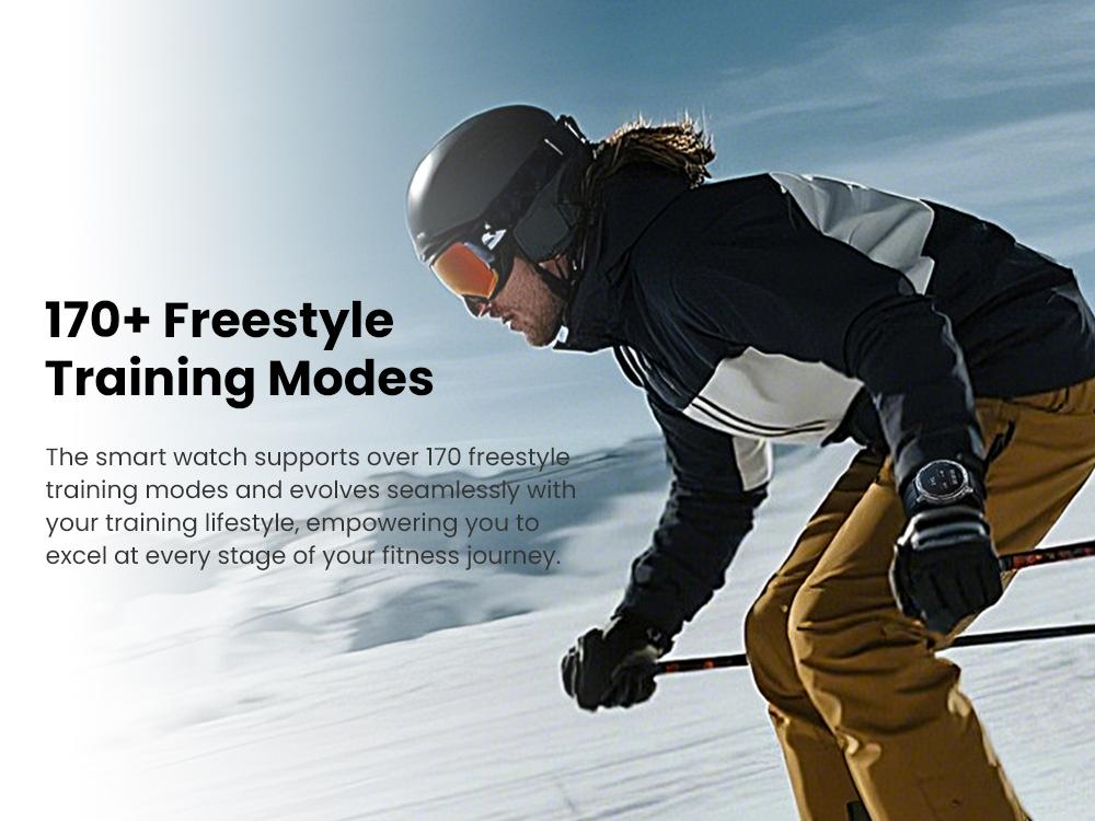 KOSPET Tank T4C Smart Watch for Men with LED Flashlight, 1.5” AMOLED Display, Dual-Band GPS&Compass, 50-Days Battery, 24/7 Heart Rate/Sleep Monitor, 50m Waterproof, Bluetooth Call/Walkie-Talkie