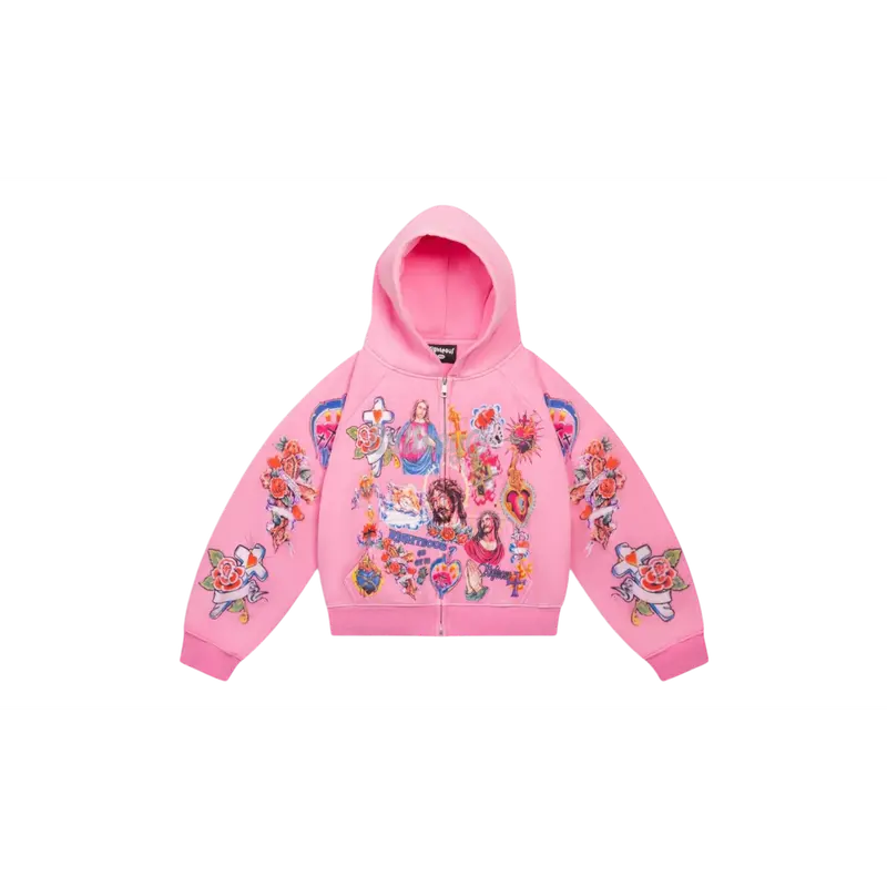 We Are Righteous hoodie パーカー ピンク S we are righteous pink hoodie - TikTok Shop