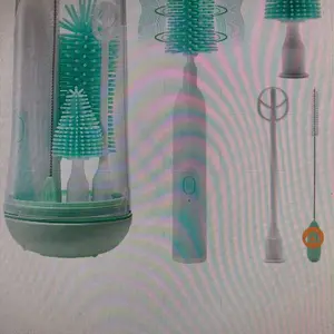 Electric bottle cleaning brush baby bottle brush cleaner water bottle cleaning kit nipple brush pacifier cleaner straw cleaner