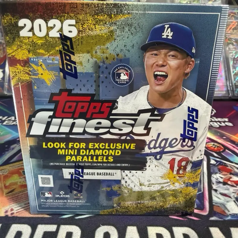 2026 TOPPS FINEST BASEBALL MEGA BOX (48 Cards) MLB Brand New Factory Sealed