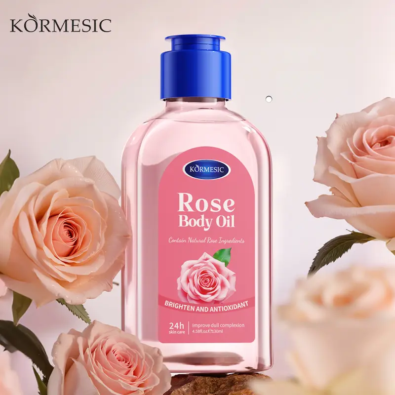 KORMESIC Hydrating Body Oil Essence, Moisturizing and Firming for Dry Skin with Rose, Cocoa & Coconut Scents, Body Care, Self Care Products, Coconut Body Oil