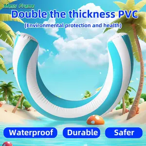New Inflatable Curved Pool Float, Swim Tube Lounger for Water Sports Activities