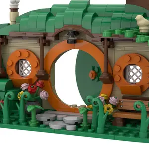 Cute DIY Puzzle House Model Kit, Handmade Assembly Process, Perfect Gift for Kids & Adults, Ideal for Home Decor & Creative Play