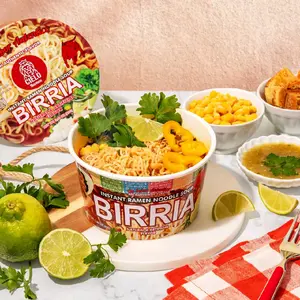 1 Cielo Instant Ramen Noodle Soup Birria Flavor Authentic Mexican Flavor Quick Easy Meal