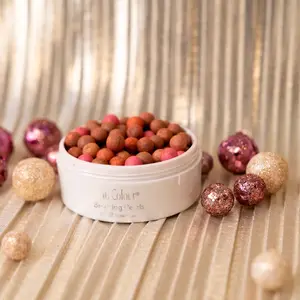 Nu Colour Bronzing Pearls - Silky Pearlized Powder Spheres in 5 Shades for a Healthy Glow