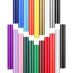 Permanent Vinyl - 20Pack Adhesive Vinyl Sheets Assorted Colors, Permanent Bundle for Cricut Machine, 12" x 11.8"  Outdoor  for Home Decor  Decal Sticker