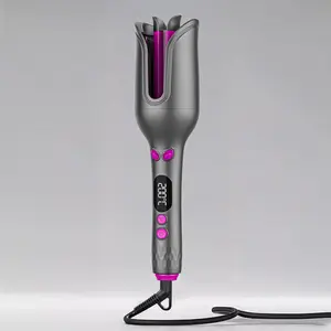 Automatic hair curling Iron,32mm comfort stick lazy curling tool,electric rotary large curling without damaging hair curler,100 Million Ionic care curl wand,4 temperature modes,women hair styling tool for home Multifunctional Styler